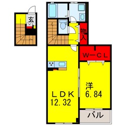 ルーセントⅢの物件間取画像